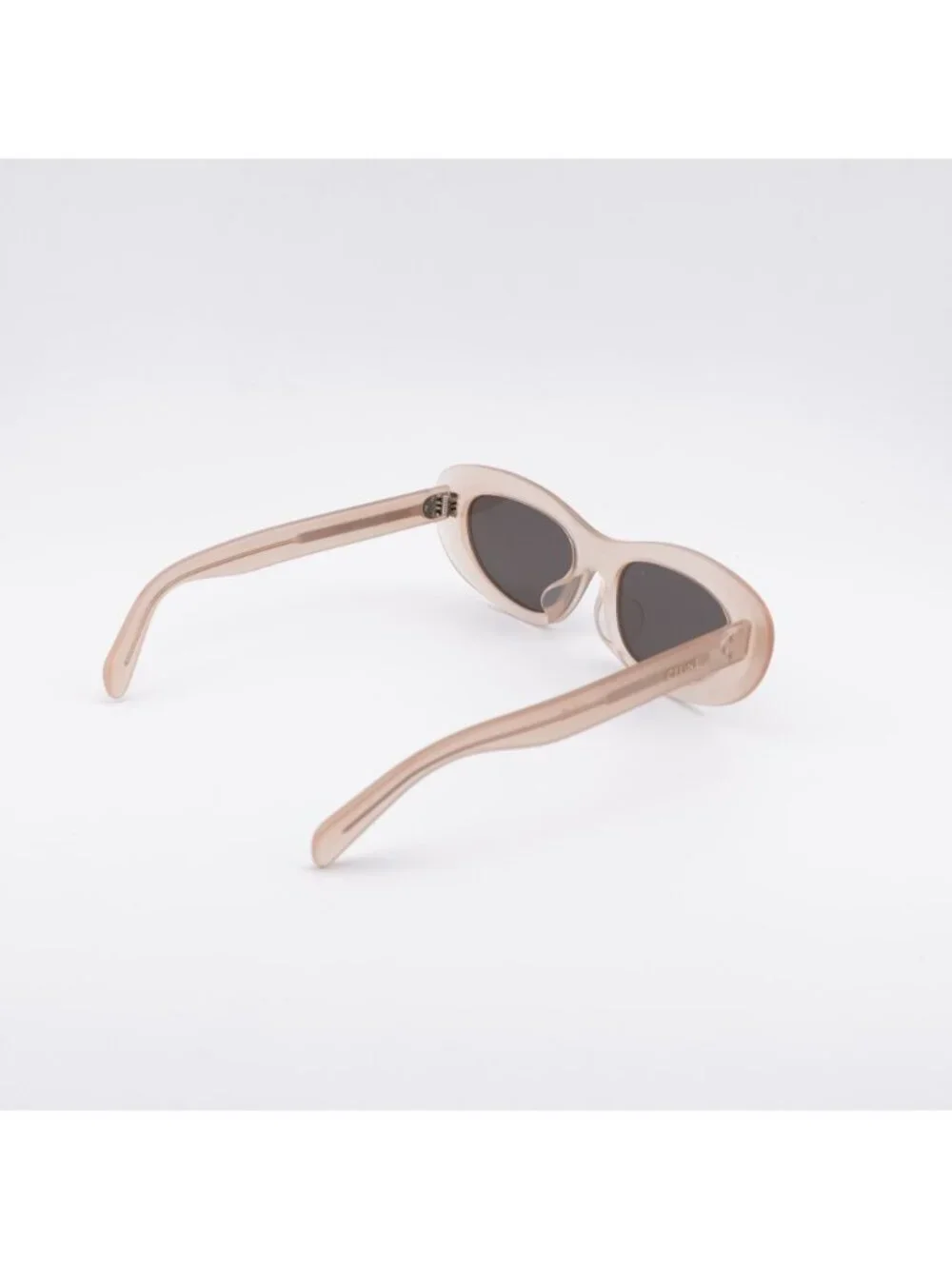 Celine CL40310U 74A Sunglasses Peach Oval Frame, Smoke Lenses